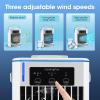 Portable Air Conditioner, 2 Modes 3 Speeds Desk Air Cooling Fan with 500ml Water Tank, Personal Air Cooler Humidifier Small Air Conditioner for Home Room Office Desk Camping view 4