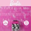 Barbie 1959 Super Soft Cozy Reversible Comforter and Sheet Set, 5 Piece Full Size, (Official Licensed Product) by Franco Collectibles view 3