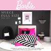 Barbie 1959 Super Soft Cozy Reversible Comforter and Sheet Set, 5 Piece Full Size, (Official Licensed Product) by Franco Collectibles view 4