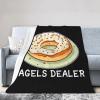 Bagel Lover Bagels Dealer Fleece Blanket 60"X50" Soft Micro for Bed Warm Comfort3 view 1