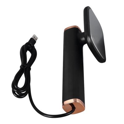 Portable Steamer For Clothes, Portable Iron 20ML Capacity Handheld Rotatable Portable Steamer with USB Plug For Silk, Plush, Wool, Cotton, Linen (Black)
