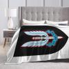 UK SAS (Badge) Throw Blanket 50"x40" Soft Cozy Blanket for Bed Sofa Couch Camping and Travel view 2