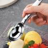 DJFKDYHPE Fruit Scooper Ice Cream Scoop Ice Cream Scoop Ice Cream Scoop Ice Cream Scoop Fruit Scooper Kitchen Gadgets for Kitchen Scoops(Noir) view 2