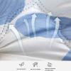 Cooling Blanket Air Conditioning Quilt, Summer Washed Quilt Polyester Air-Conditioning Comforter, Lightweight Blanket, Soft Breathable Cool Blanket(F,180x200cm) view 3