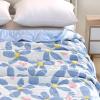 Cooling Blanket Air Conditioning Quilt, Summer Washed Quilt Polyester Air-Conditioning Comforter, Lightweight Blanket, Soft Breathable Cool Blanket(F,180x200cm) view 4