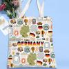 VAMSII Germany Souvenir Gift Germany Travel Tote Bag German Lover Gift Germany Travel Gift Germany Trip Vacation Gift (Germany Tote) view 2