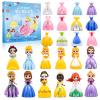 Princess Advent Calendar 2025 Girls, Princess Deformation Toys 24 Days Christmas Countdown Calendar Creative Xmas Gifts for Kids Teens view 1