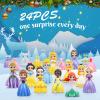 Princess Advent Calendar 2025 Girls, Princess Deformation Toys 24 Days Christmas Countdown Calendar Creative Xmas Gifts for Kids Teens view 2