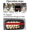 Egg Boiler Cooker, 800 W Hot Spring Egg Cooker, Commercial 9 L Egg Boiler Machine,Professional Large Capacity Egg Cooker,Timed 0~99 Minutes 50 Eggs Half-Boiled Egg Machine Egg Automatic Boilers view 4
