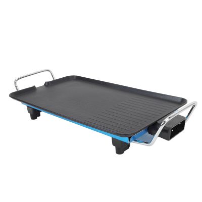 Electric Griddle, Small Smokeless Nonstick Indoor Grill, Flat Top Grill, BBQ Grill, for Pancakes Burgers Eggs Meat, 15.75 x 9.45inch, Nonstick Easy Clean (US