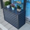 Cover for Outdoor Air Conditioner Fence Screen, Air Conditioning Covers, Trash Enclosure, Aluminum Air Conditioning Cover, Privacy Fence, Flower Rack Shutters view 1