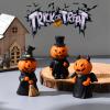 cheshjulv Halloween Pumpkin Figurines, Set of 3, Resin Tabletop Decor, 2.9 x 1.1 in,Halloween Decorations,Halloween Decorations Indoor view 3