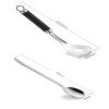 DJFKDYHPE Meat Baller Tongs,Ball Maker Ice Tongs, Ball Squeezing Artifact Round Spoon Digger Household Fried Meatball Maker Ice Cream Baller Tool (Color : Silver, Scoops view 2
