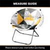 ZYANLING Round Saucer Chair Cover, Stretch Dining Chair Covers Garden Chair Cover Removable Spandex Chair Slipcovers Furniture Protector for Living Room (Triangle) view 2