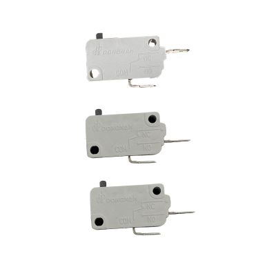 KW3A Microwave Oven Door Switch 16A 125/250V Door Interloc (2 Pack Normally Open & 1 Normally CloseMicrowave Oven Door Switch Replacement Part