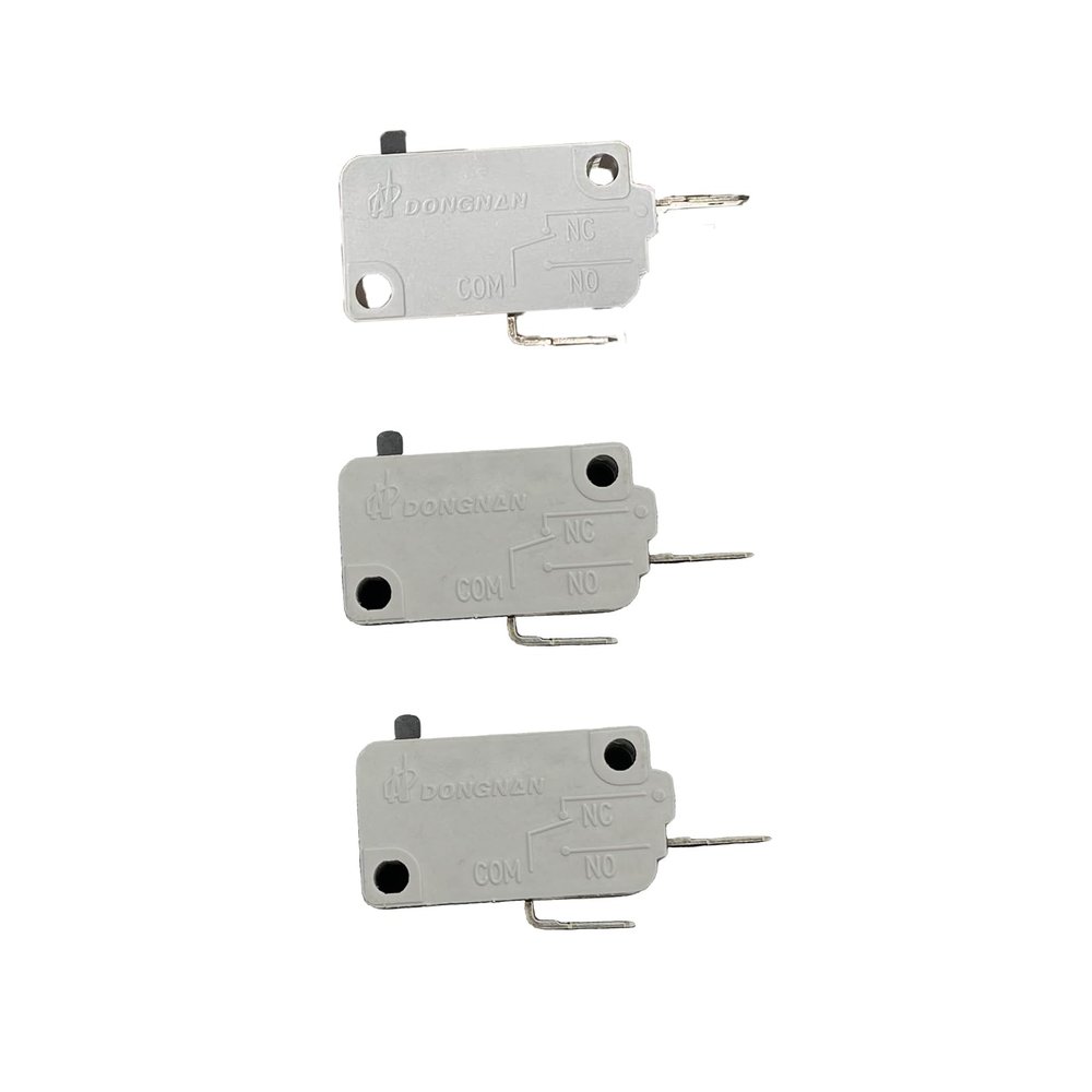 KW3A Microwave Oven Door Switch 16A 125/250V Door Interloc (2 Pack Normally Open & 1 Normally CloseMicrowave Oven Door Switch Replacement Part