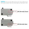 KW3A Microwave Oven Door Switch 16A 125/250V Door Interloc (2 Pack Normally Open & 1 Normally CloseMicrowave Oven Door Switch Replacement Part view 2