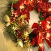 Prelit Christmas Wreath, Artificial Christmas Door Wreath with Lights, Christmas Balls, Pine Cones, Pine Needles and Gold Berries for Indoor Outdoor Home Decoration (with Lights, Wreath.03) view 3