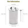 2 Pieces Ham Maker Stainless Steel Meat Press with Thermometer, Deli Sandwich Bacon Lunch Ham Maker Meat Press, Kitchen Making Homemade Meat Press Cooking Tool (2 Pieces) view 3