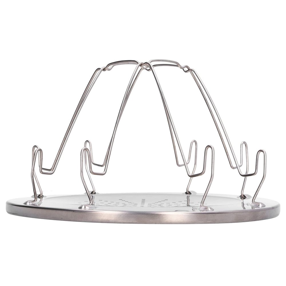 Folding Camp Toaster, 4 Stainless Steel Camping Toaster Rack for Gas Stove, 8.7x4.9inch