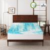 Dyonery 3 Inch 5-Zone Gel Memory Foam Full Mattress Topper, CertiPUR-US Certified, Cooling Sleep, Pressure Relief, 54"75"3" view 2