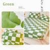 JIXDILO Velvet Fitted Sheet, Noiseless Fitted Sheet Soft Plush Fleece Bed Sheet, Mattress Protector Cover with 12'' Deep Pocket Breathable Mattress Pad Cover(Full-47x79inch, Green) view 3