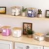 2+1 Pack Laundry Pods Container,Clear Laundry Detergent Powder Storage Containers,Laundry Room Organization Containers with Wooden Lids & Labels,Laundry Pods Holder for Scent Booster,Dryer Ball view 4