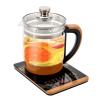 1.8L Glass Electric Kettles, Smart Touch Screen Stainless Steel Glass Boiler Hot Water with Tea Infuse, Tea Maker with 18 Smart Menu, with Steamed Egg Rack view 1