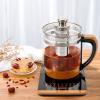 1.8L Glass Electric Kettles, Smart Touch Screen Stainless Steel Glass Boiler Hot Water with Tea Infuse, Tea Maker with 18 Smart Menu, with Steamed Egg Rack view 4