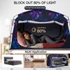 Bed Tent,Portable Privacy Sleeping Bed Canopy,Blackout 90% Drapes for Kids and Adult,Queen Size Indoor Space Tent with Breathable Large Mesh Windows (Galaxy, Queen) view 3