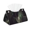 PU Leather Tissue Box Cover Modern Decorative Tissue Box Holder Rectangular Facial Tissue Case Hacker Tissue Holder Facial Paper Organizer Dispenser for Bathroom view 1