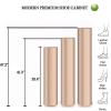 JIXDILO 360 Rotating Shoe Rack,Adsorption Doors,Round Shoe Rack Tower Revolving Shoe Shelves,Metal Shoe Organizer Storage Tall Entryway Shoe Cabinet(8 Tiers, Champagne) view 2