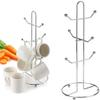 YXUANYZNB Coffee Cup and Mug, Creative Coffee Cup Holder, Wrought Iron, for Hanging, Cup Stand, Draining Rack for Home, Caf view 2