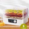 HomeLoft Basics Fruit Dehydrator Machine With 5-Trays, Adjustable Time Un Freeze Dryer Machine For Candy & Snacks, Beef Chicken Fish Mushroom Vegetables(Blue) view 3