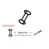 Ice Cream Machine Accessories, Sealing Rings, Anti-channeling Stem H-ring Parts. Compatible For DONPER. Ice Cream Maker Replacement Accessories view 4