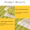 Dfcdcoo Couch Cover,Sofa Cover Sectional Couch Covers,Plaid Quilted Suede Sofa Cover, Super Soft Non Slip Sectional Furniture Couch Covers (Coffe,Waist pillowcase/13x13in) view 2