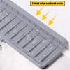 19.7 Inch Sink Splash Guard, Kitchen Sink Drain Mat, Foldable Rim Sink Mat, Sink Splash Guard, Faucet Handle Drip Collection Tray Mat, Drip Splash Countertop 2Pcs(Beige) view 4