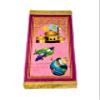 Rolezyum Kids Islamic Prayer Rug, Pink, 90cm x 42cm, Cartoon, Modern, Washable, Non Slip, Machine Wash, Prayer Rug view 1