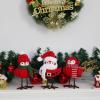 3PCS Christmas Red Simulated Bird Figurine Winter Birds Decor for Home - Table Top Decorations, Perfect Featherly Friends Ornaments for Tiered Trays and Cardinal Gifts view 4