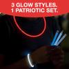 Fun Express 75Pc Patriotic Value Glow | Patriotic Decoration for 4th of July, Memorial Day & USA Events view 3
