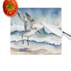 Caroline's Treasures Sanderling Racing the Tide Glass Cutting Board Decorative Tempered Glass Kitchen Cutting and Serving Board Large Size Chopping Board view 4