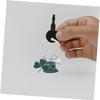 2pcs Key Chain Key Fob Key Ring Alloy Key Holders Novelty Keychain Birthday Gift for Daughter St Patricks Day Keyring Shamrock Keychain Shamrock Keyring Hanging Handbag/1122 view 3