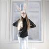 Rabbit Headwear Plush Hat Brown Hat Movable Ear Hat Mask Caps Headphones Headband Men Scarves Cartoon Hat Hat Clothing Wool Cap Rabbit Ear Hat Accessories Man Headgear White/1043 view 2