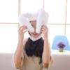 Rabbit Headwear Plush Hat Brown Hat Movable Ear Hat Mask Caps Headphones Headband Men Scarves Cartoon Hat Hat Clothing Wool Cap Rabbit Ear Hat Accessories Man Headgear White/1043 view 3