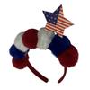 Independence Day Headband Headbands Hair Tie Decorate Hair Band Celebration Headdress Independence Day Hair Decoration Independence Day Party Headdress Clothing Iron Wire Cosplay/1075 view 1