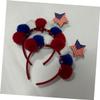 Independence Day Headband Headbands Hair Tie Decorate Hair Band Celebration Headdress Independence Day Hair Decoration Independence Day Party Headdress Clothing Iron Wire Cosplay/1075 view 2