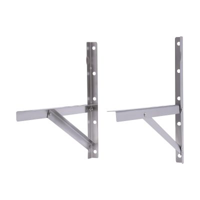 WPORDE Wall Mount Bracket for Air Conditioner, Stainless Steel Outdoor Wall Mounting Stand, Ductless Mini Split Bracket up to 440 lbs for Air Conditioner Heat Pump Systems HVAC, Compressor