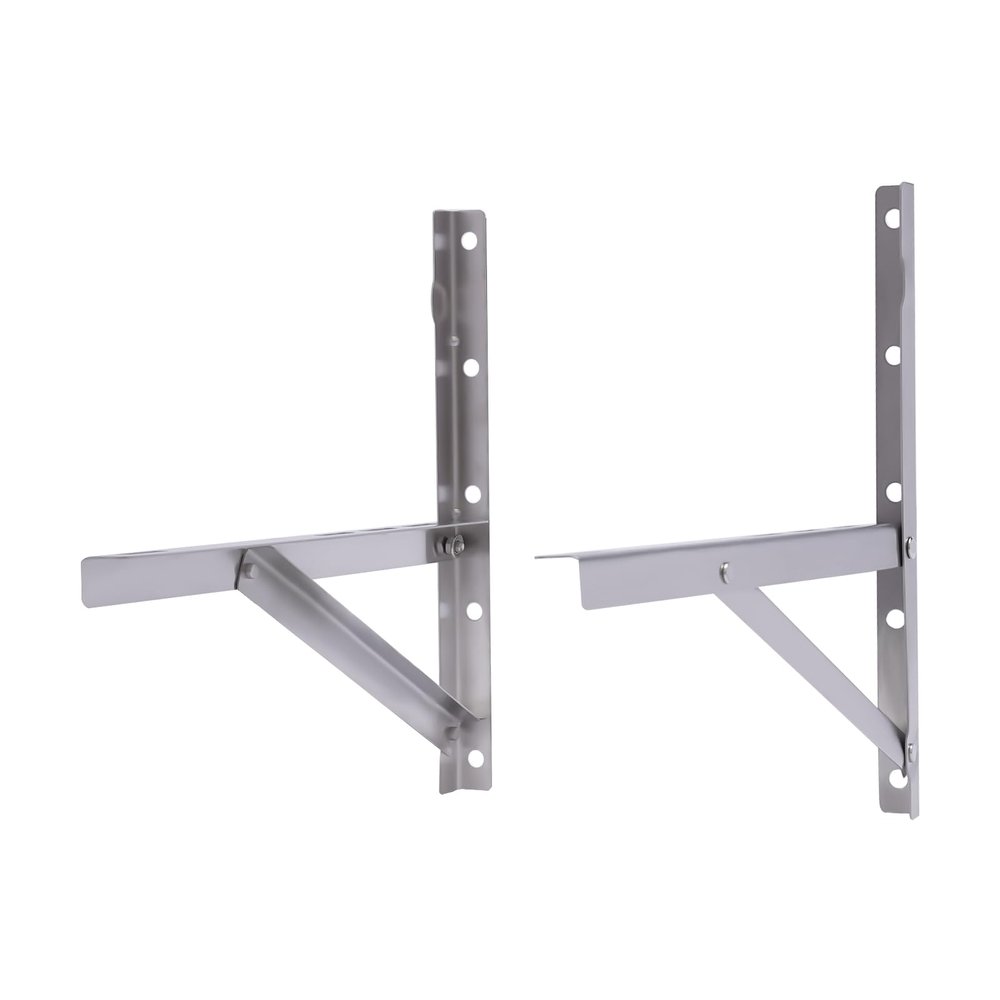 WPORDE Wall Mount Bracket for Air Conditioner, Stainless Steel Outdoor Wall Mounting Stand, Ductless Mini Split Bracket up to 440 lbs for Air Conditioner Heat Pump Systems HVAC, Compressor