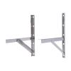 WPORDE Wall Mount Bracket for Air Conditioner, Stainless Steel Outdoor Wall Mounting Stand, Ductless Mini Split Bracket up to 440 lbs for Air Conditioner Heat Pump Systems HVAC, Compressor view 1
