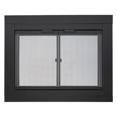 Bluegrass Living Harland Fireplace Glass Doors with Screen, Small - Model# HLFD-SM